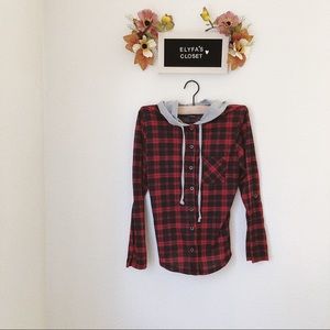 +SOLD+ Hooded Flannel